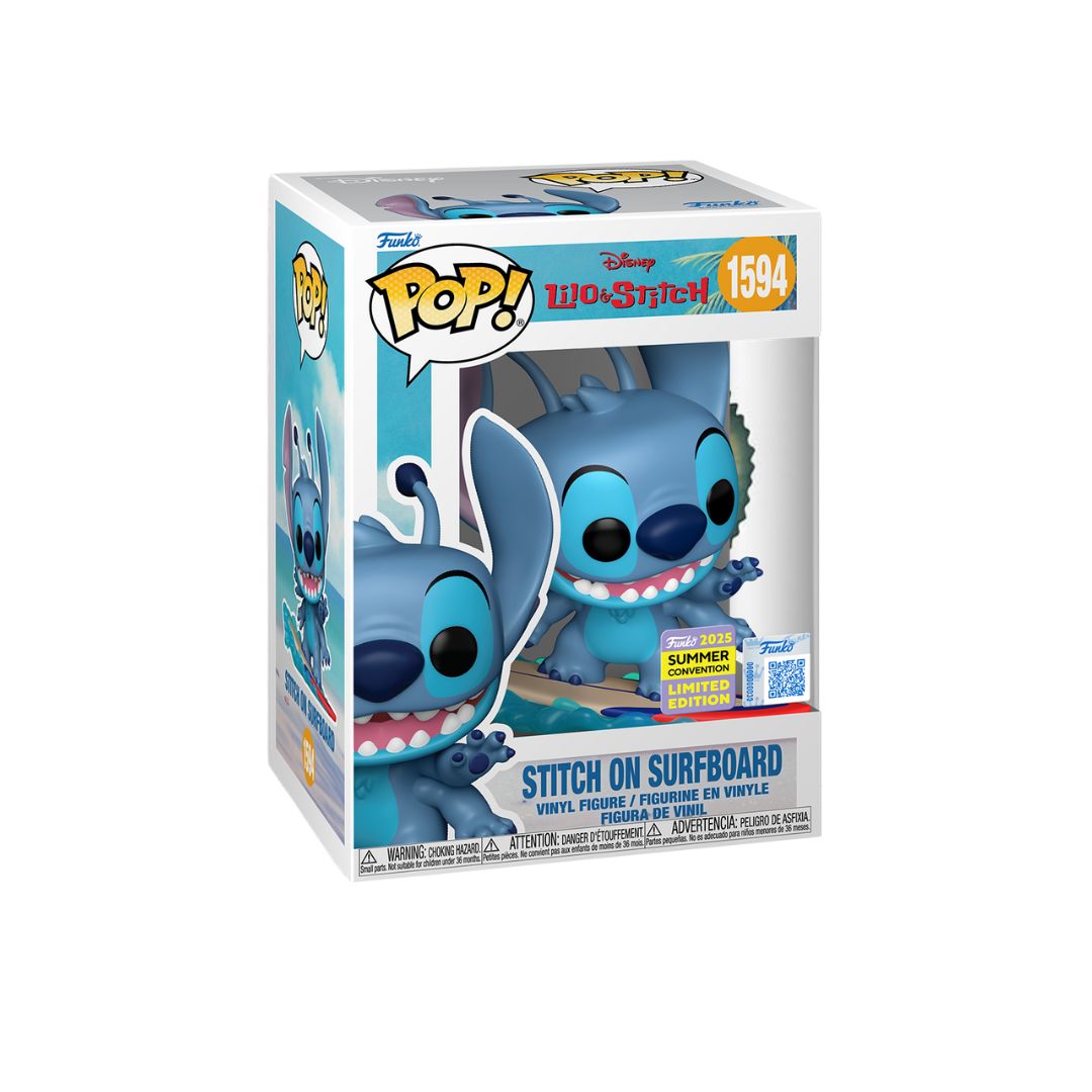 Funko Pop Disney Lilo & Stitch on Surfboard Funko